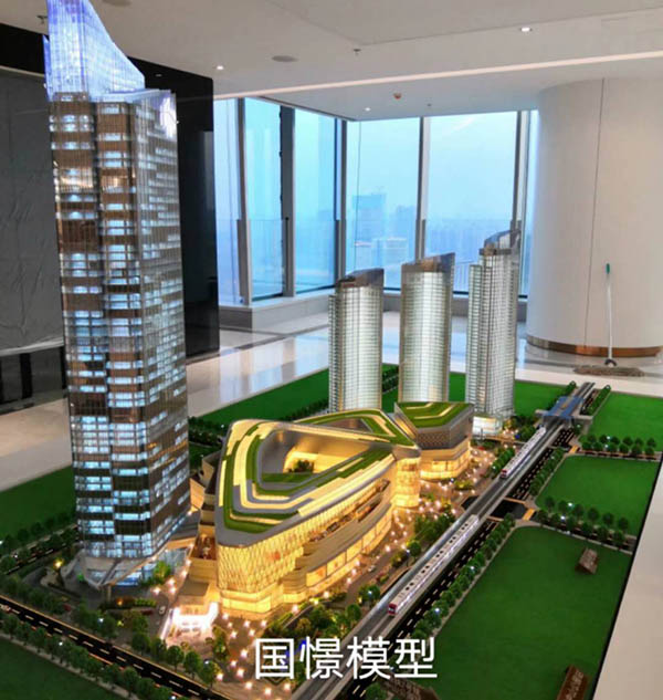 浦北县建筑模型