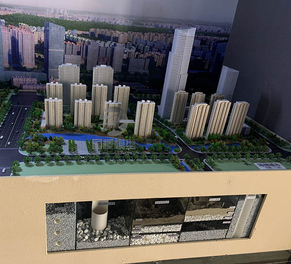 浦北县建筑模型